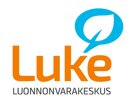 Luonnonvarakeskus eli Luken logo.