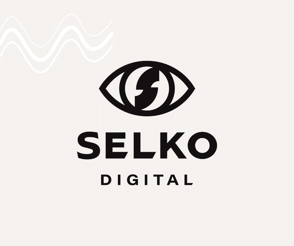 Selko Digitalin logo, jossa silmä ja teksti Selko Digital.